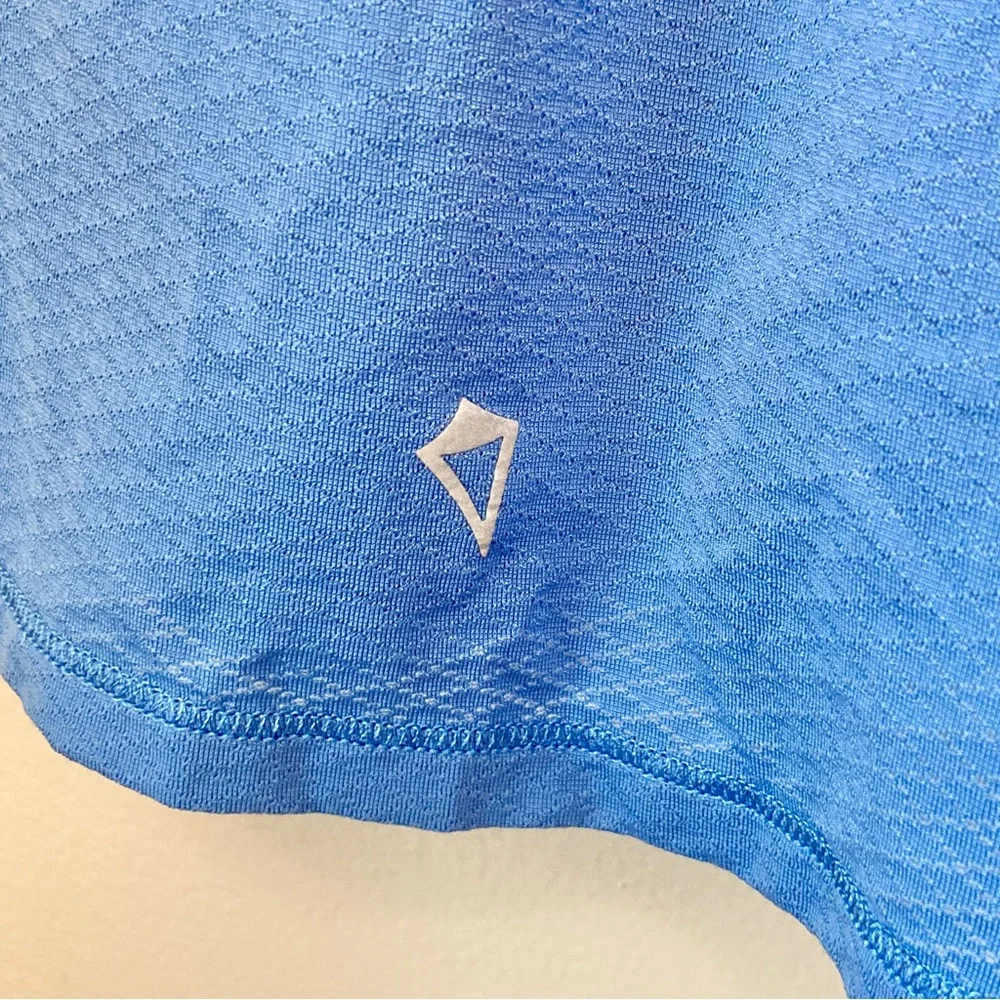 Girls Ivivva Break Beat Tank Top Size 14 Periwinkle Blue Strappy Lululemon Criss